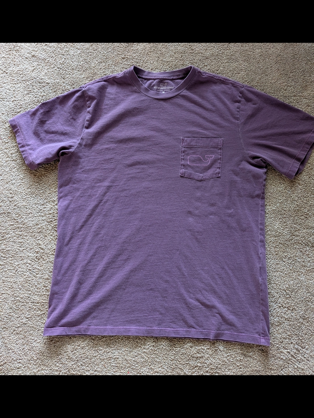 Vineyard Vines Men's Purple Pocket T-Shirt